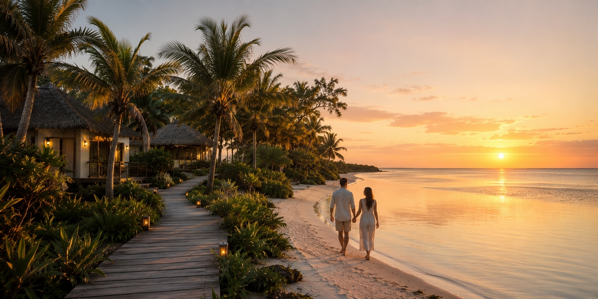 Quiet adults-only casita hotel near Punta Coco on the west end of Holbox