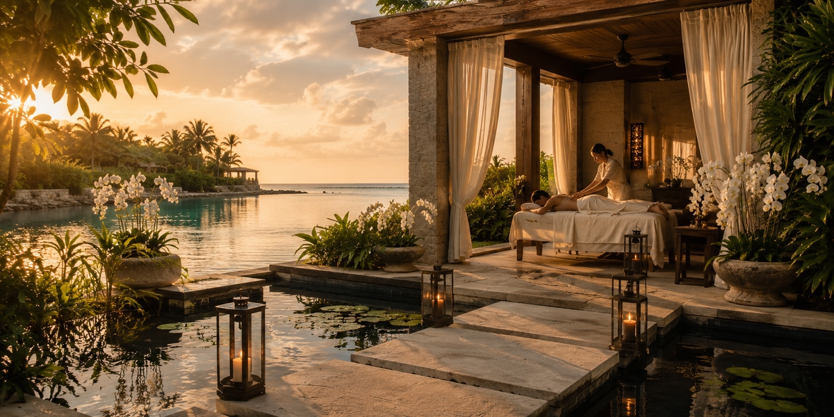 Nizuc Resort and Spa private lagoon and peninsula near Cancun airport for a wellness-focused luxury stay
