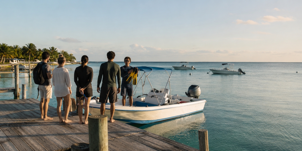 Mexican Caribbean coastline used to compare snorkeling day trip options from Cancun
