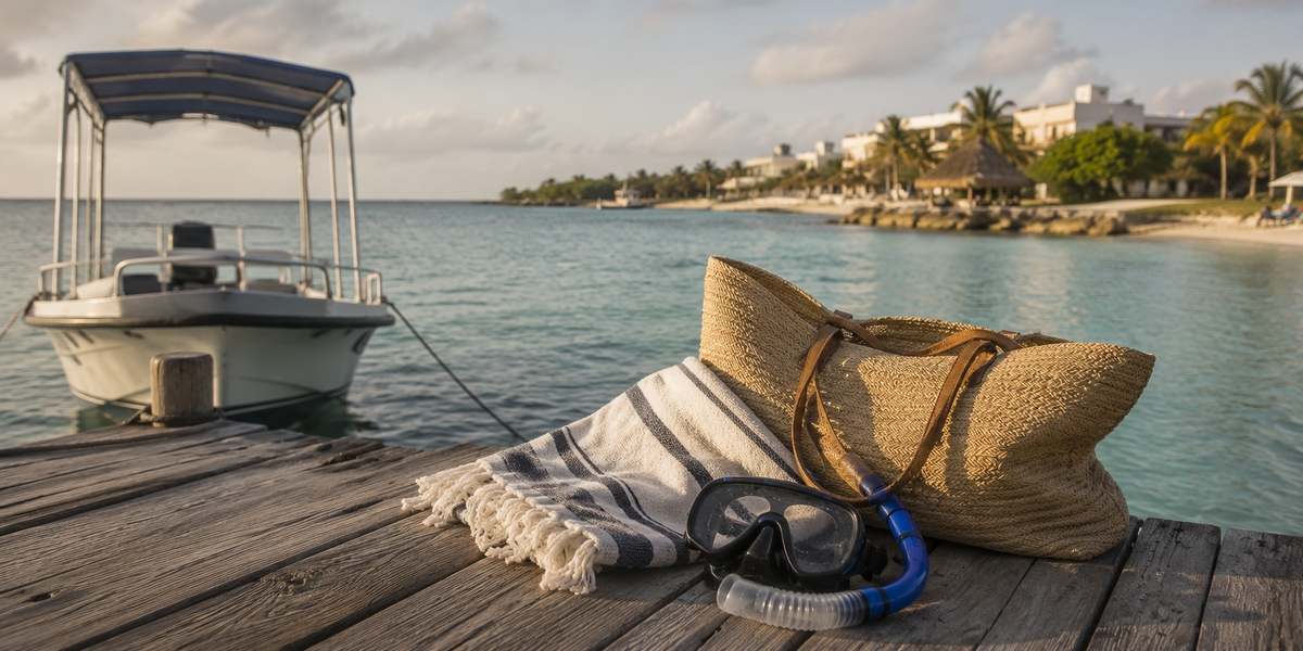 Caribbean shoreline used to compare different snorkeling trip styles