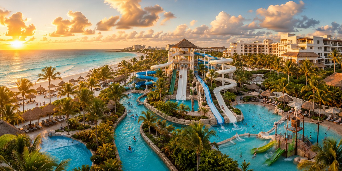 Best Resorts with Water Parks in Cancun and Riviera Maya