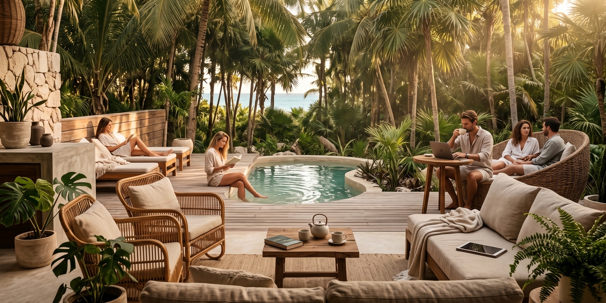 Tulum town wellness boutique with local practitioners visual