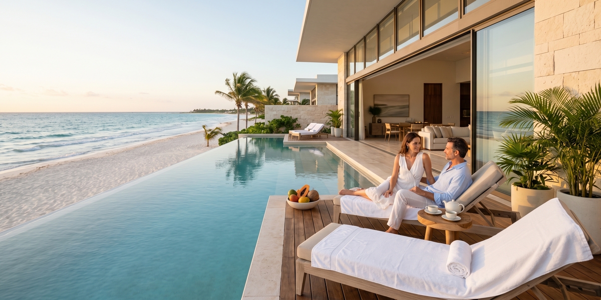 Costa Mujeres luxury wellness resort visual for Grand Residences comparison